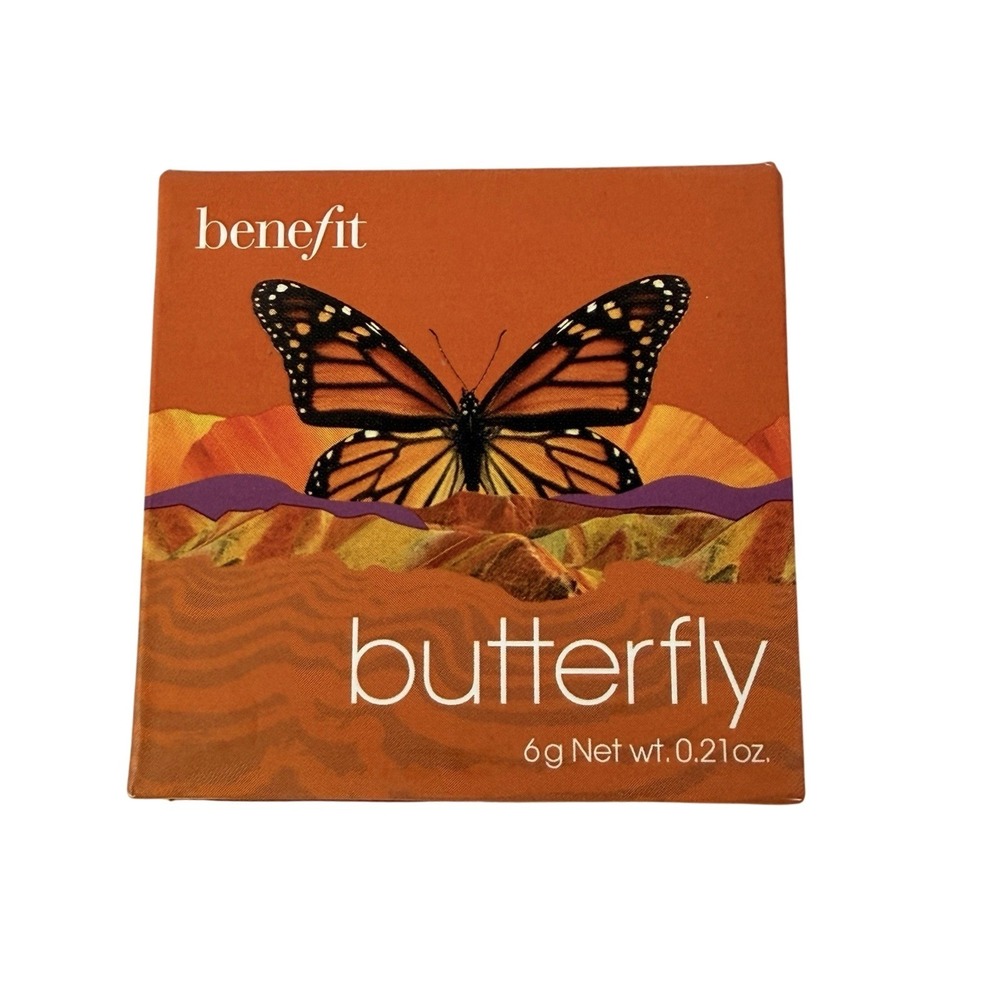 Benefit Butterfly Blush Shimmer Finish 0.21 oz Powder Compact